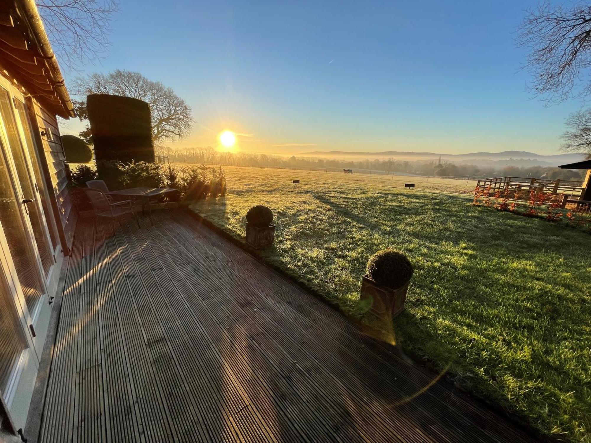 Stunning Cabin With Incredible Views Near Goodwood Rogate 외부 사진